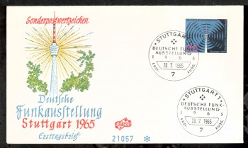 (intern:1078) BRD Michelnummer 481 FDC (intern:1078) BRD Michelnummer 481 FDC