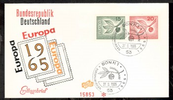 (intern:1084) BRD Michelnummer 483 - 484 FDC (intern:1084) BRD Michelnummer 483 - 484 FDC