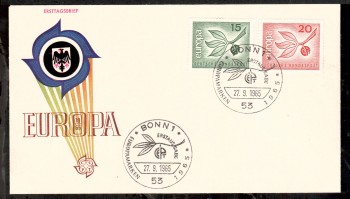 (intern:1086) BRD Michelnummer 483 - 484 FDC (intern:1086) BRD Michelnummer 483 - 484 FDC