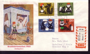 (intern:109) BRD Michelnummer 340 - 343 FDC (intern:109) BRD Michelnummer 340 - 343 FDC