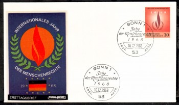 (intern:1196) BRD Michelnummer 575 FDC