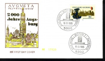 (intern:1234) BRD Michelnummer 600 FDC