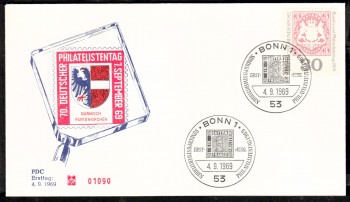 (intern:1237) BRD Michelnummer 601 FDC