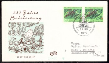 (intern:1240) BRD Michelnummer 602 FDC