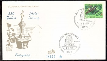 (intern:1242) BRD Michelnummer 602 FDC