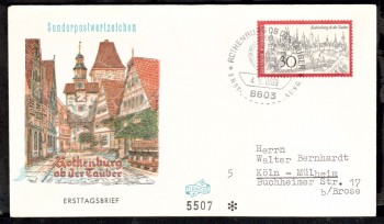 (intern:1245) BRD Michelnummer 603 FDC