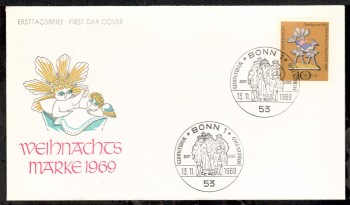 (intern:1260) BRD Michelnummer 610 FDC