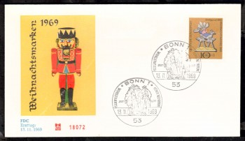 (intern:1261) BRD Michelnummer 610 FDC