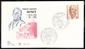 (intern:1265) BRD Michelnummer 611 FDC