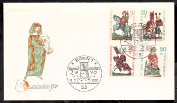 (intern:1272) BRD Michelnummer 612 - 615 FDC (intern:1272) BRD Michelnummer 612 - 615 FDC