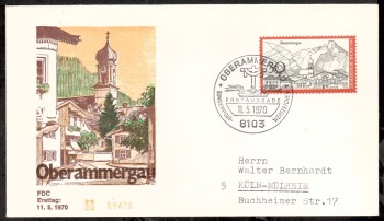 (intern:1288) BRD Michelnummer 622 FDC (intern:1288) BRD Michelnummer 622 FDC