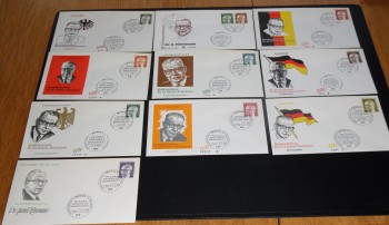 (intern:1306) BRD Michelnummer 635 - 645 FDC (intern:1306) BRD Michelnummer 635 - 645 FDC