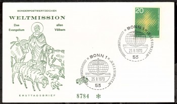 (intern:1310) BRD Michelnummer 647 FDC (intern:1310) BRD Michelnummer 647 FDC