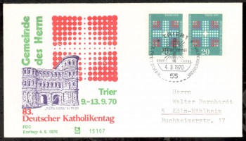 (intern:1314) BRD Michelnummer 648 FDC (intern:1314) BRD Michelnummer 648 FDC