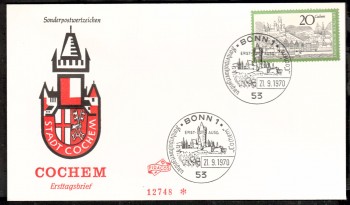 (intern:1321) BRD Michelnummer 649 FDC (intern:1321) BRD Michelnummer 649 FDC