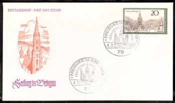 (intern:1327) BRD Michelnummer 654 FDC (intern:1327) BRD Michelnummer 654 FDC