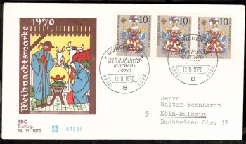 (intern:1335) BRD Michelnummer 655 FDC (intern:1335) BRD Michelnummer 655 FDC