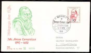 (intern:1339) BRD Michelnummer 656 FDC (intern:1339) BRD Michelnummer 656 FDC