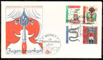 (intern:1359) BRD Michelnummer 660 - 663 FDC (intern:1359) BRD Michelnummer 660 - 663 FDC