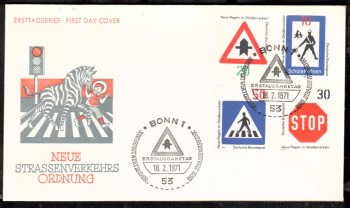 (intern:1365) BRD Michelnummer 665 - 668 FDC (intern:1365) BRD Michelnummer 665 - 668 FDC