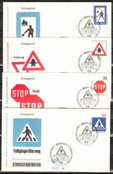 (intern:1367) BRD Michelnummer 665 - 668 FDC (intern:1367) BRD Michelnummer 665 - 668 FDC