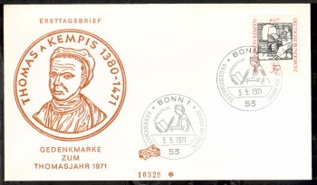 (intern:1377) BRD Michelnummer 674 FDC (intern:1377) BRD Michelnummer 674 FDC