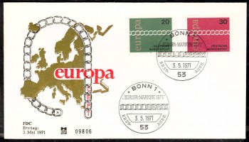 (intern:1384) BRD Michelnummer 675 - 676 FDC (intern:1384) BRD Michelnummer 675 - 676 FDC