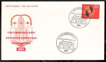 (intern:1395) BRD Michelnummer 679 FDC (intern:1395) BRD Michelnummer 679 FDC