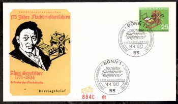 (intern:1436) BRD Michelnummer 715 FDC