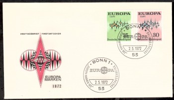 (intern:1440) BRD Michelnummer 716 - 717 FDC