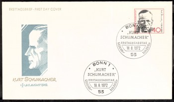 (intern:1461) BRD Michelnummer 738 FDC