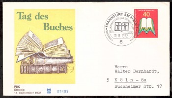 (intern:1468) BRD Michelnummer 740 FDC