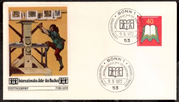 (intern:1472) BRD Michelnummer 740 FDC