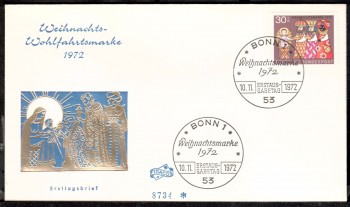 (intern:1486) BRD Michelnummer 749 FDC