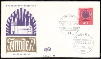 (intern:1500) BRD Michelnummer 752 FDC