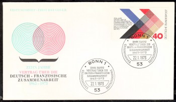 (intern:1503) BRD Michelnummer 753 FDC (intern:1503) BRD Michelnummer 753 FDC