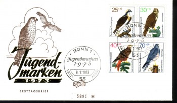 (intern:1505) BRD Michelnummer 754 - 757 FDC (intern:1505) BRD Michelnummer 754 - 757 FDC