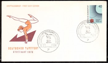 (intern:1523) BRD Michelnummer 763 FDC (intern:1523) BRD Michelnummer 763 FDC