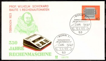 (intern:1541) BRD Michelnummer 778 FDC