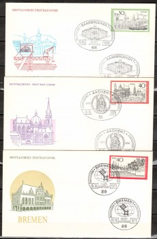 (intern:1561) BRD Michelnummer 787 - 789 FDC (intern:1561) BRD Michelnummer 787 - 789 FDC