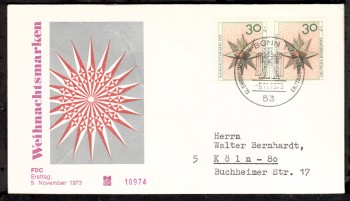(intern:1563) BRD Michelnummer 790 FDC (intern:1563) BRD Michelnummer 790 FDC