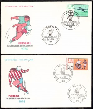 (intern:1593) BRD Michelnummer 811 - 812 FDC