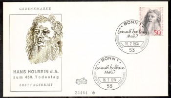 (intern:1597) BRD Michelnummer 813 FDC