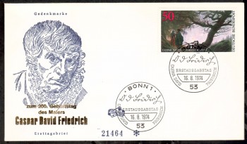 (intern:1603) BRD Michelnummer 815 FDC