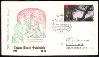 (intern:1604) BRD Michelnummer 815 FDC