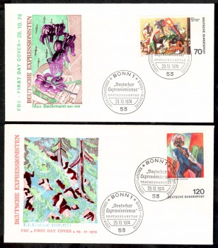 (intern:1610) BRD Michelnummer 822 - 823 FDC