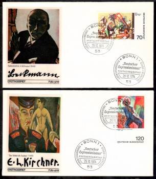 (intern:1613) BRD Michelnummer 822 - 823 FDC