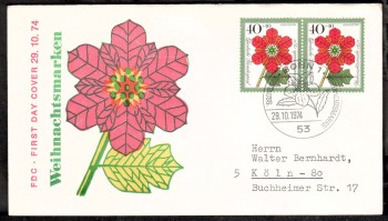 (intern:1615) BRD Michelnummer 824 FDC