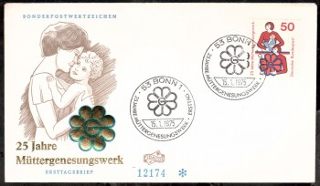 (intern:1623) BRD Michelnummer 831 FDC