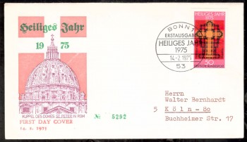 (intern:1627) BRD Michelnummer 834 FDC